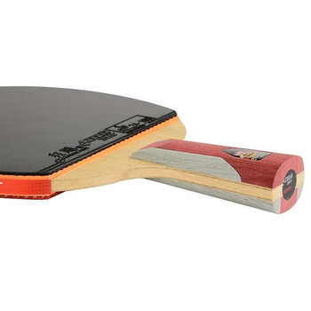 红双喜（DHS）乒乓球拍六星级直拍H6006反胶单拍附拍包+乒乓球