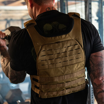 战术背心负重防护马甲511训练战术背心56693 134 袋鼠棕