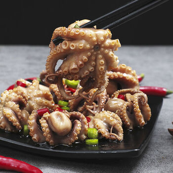 【优选好物】八爪鱼章鱼香辣麻辣捞汁小海鲜即食熟食罐头下酒菜休闲