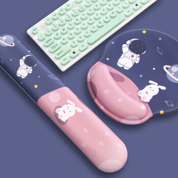 灵蛇(LINGSHE)键盘托鼠标垫护腕套装 笔记本电脑办公硅胶手腕垫枕手托硅胶腕托键盘垫 H89 宇航员 灵蛇(LINGSHE)键盘托鼠标垫护腕套装 笔记本电脑办公硅胶手腕垫枕手托硅胶腕托键盘垫 H89 宇航员