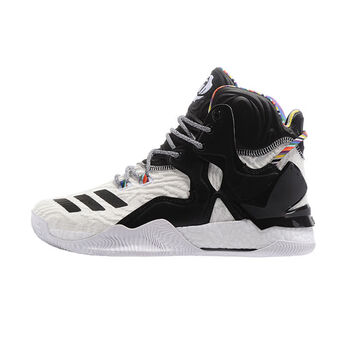 经典罗斯7圣诞节黑人月万圣节黑白红实战男子篮球鞋9 罗斯7-黑人月白