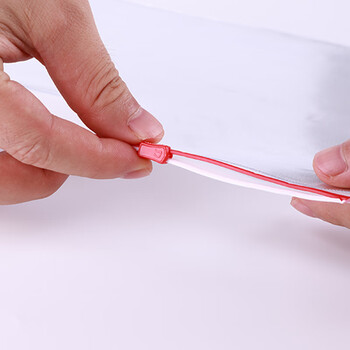 齐心(Comix) 10个装 PVC拉链袋 A4文件袋 透明 彩色边颜色随机F56 齐心(Comix) 10个装 PVC拉链袋 A4文件袋 透明 彩色边颜色随机F56