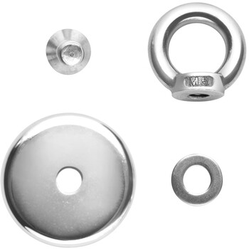 DSB(迪士比)强磁吸铁石磁铁强力打捞专用圆形吸铁石钕铁硼吊环吸盘河道户外打捞神器直径32mm 1个装 DSB(迪士比)强磁吸铁石磁铁强力打捞专用圆形吸铁石钕铁硼吊环吸盘河道户外打捞神器直径32mm 1个装