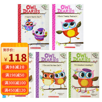 猫头鹰日记 OWL DIARIES 1-5册 彩绘故事 英文原版 学乐大树系列 初级章节书