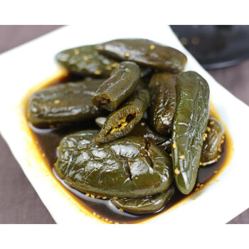 东北延边朝鲜族自治州泡菜咸菜腌菜250g 东北农家超辣酱辣椒250g*3袋