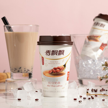 香飘飘奶茶红豆味奶茶64g*12杯 整箱礼盒装代餐下午茶冲调饮料768g 香飘飘奶茶红豆味奶茶64g*12杯 整箱礼盒装代餐下午茶冲调饮料768g