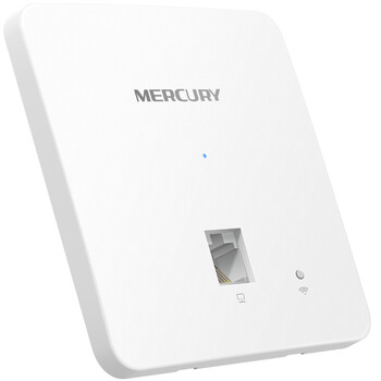 水星(MERCURY) 1200M双频无线面板式AP 企业级酒店全屋wifi接入点 千兆端口 支持POE供电MIAP1200GP 水星(MERCURY) 1200M双频无线面板式AP 企业级酒店全屋wifi接入点 千兆端口 支持POE供电MIAP1200GP