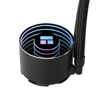 Thermalright(利民) Frozen Notte 360 BLACK ARGB冰封魔境 360水冷 一体式水冷散热器 多平台FN360 BLACK ARGB