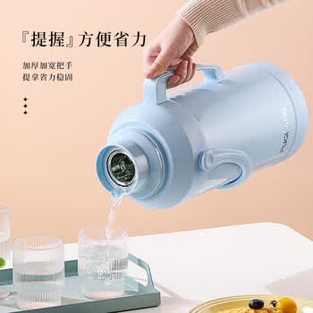 FGA富光保温壶玻璃内胆暖水壶大容量热开水瓶家用宿舍办公室茶瓶2L