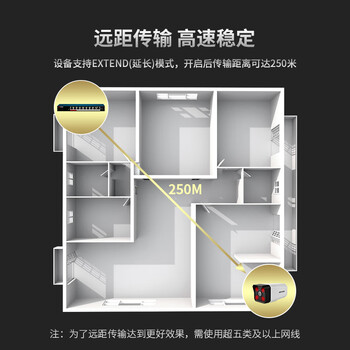 HIKVISION海康威视交换机非网管型8芯POE供电9口百兆网线延长传输模式监控分线器金属外壳散热DS-3E0109SP-E