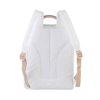 乐上（LEXON）双肩包女14英寸商务笔记本电脑包时尚休闲书包通勤旅行背包白色