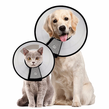 青虾伊丽莎白圈狗狗猫项圈脖套猫防舔圈猫咪宠物狗头罩头套防咬圈1约
