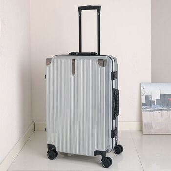 行李箱铝框款静音万向轮皮箱拉杆箱男女26寸密码旅行20登机箱子24