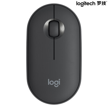 罗技（Logitech）Pebble 鹅卵石轻薄型鼠标 无线蓝牙鼠标 办公轻音鼠标 便携鼠标 对称鼠标 黑色