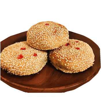 牛忠喜烧饼新乡牛忠喜烧饼五仁传统手工礼盒装咸味20个配开