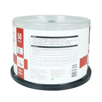 杰伟世 /杰伟世 DVD-R 刻录碟片/空白光盘 16速4.7GB 办公系列 桶装50片 可打印 刻录盘 杰伟世 /杰伟世 DVD-R 刻录碟片/空白光盘 16速4.7GB 办公系列 桶装50片 可打印 刻录盘