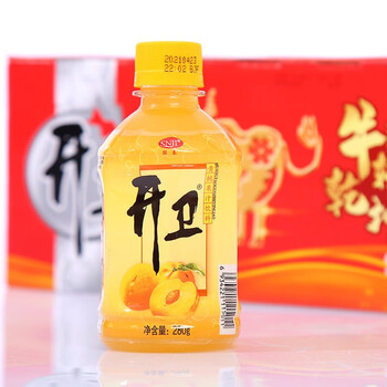 开卫开卫黄桃汁饮料15瓶*280ml浓缩果汁开卫黄桃果味饮料整箱