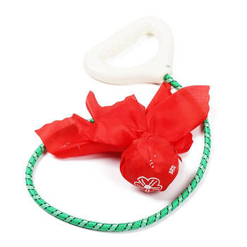 无极健身球老人弹力球广场舞比赛老年流星球单球 红色【图片 价格