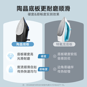 苏泊尔（SUPOR）电熨斗100g/min【爆炸大蒸汽】220ml家用大功率小型便携式熨烫机拼豆烫斗烫衣服熨被子303A