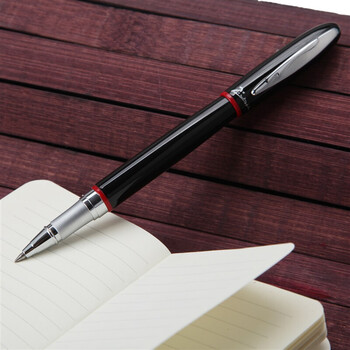 毕加索（pimio）签字笔宝珠笔男女士办公书写成人学生用0.5mm蒙马特系列907红与黑