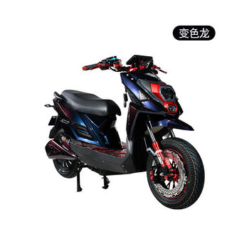 巨龙电动车高速电摩72v锂电池长跑王大功率两轮踏板车外卖爬坡王 变色