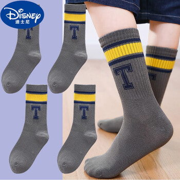 男童袜子纯棉春秋青少年秋冬儿童中大童2-13岁小男孩运动篮球高筒长袜