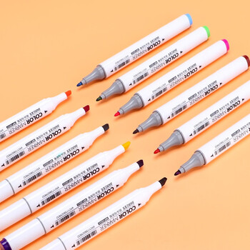 宝克(BAOKE)MP2933-36双头马克笔三角笔杆酒精油性学生美术绘画儿童涂鸦设计笔36色装水彩笔 宝克(BAOKE)MP2933-36双头马克笔三角笔杆酒精油性学生美术绘画儿童涂鸦设计笔36色装水彩笔