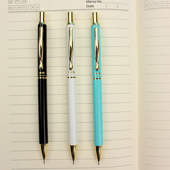 英雄（HERO）自动铅笔学生漫画手绘书写带橡皮头活动自动铅笔 蓝色 0.5mm