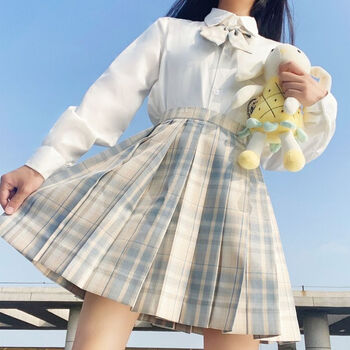 【四】 jk制服裙女全套装正版秋冬装学生校服学院风格裙 柠檬海盐