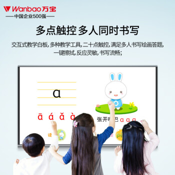 万宝（Wanbao）教学一体机65英寸触摸屏电子白板智慧黑板幼儿园学校培训教育多媒体电子屏会议平板一体机触控电视