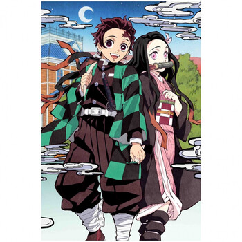 2022新款鬼灭之刃海报墙贴鬼灭之刃动漫海报灶门炭治郎祢豆子二次元