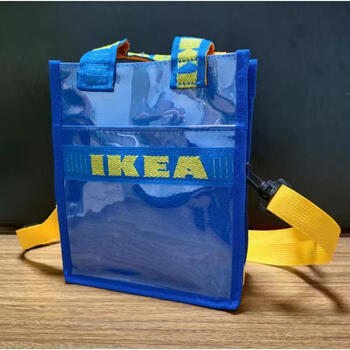 周年纪念限量袋子购物袋储物袋环保袋单肩包工厂直供蓝色包821518大号