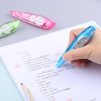 TANOSEE乐如诗日本进口按动修正带 改正带涂改带学生修正贴顺滑便携5mm*6m蓝粉绿3支TS-NCT5-3P TANOSEE乐如诗日本进口按动修正带 改正带涂改带学生修正贴顺滑便携5mm*6m蓝粉绿3支TS-NCT5-3P