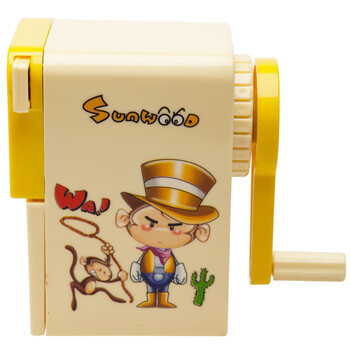 三木(SUNWOOD)卡通手摇削铅笔机/削笔机/削笔器/学生卷笔刀/转笔刀/铅笔刀 黄色 5138 三木(SUNWOOD)卡通手摇削铅笔机/削笔机/削笔器/学生卷笔刀/转笔刀/铅笔刀 黄色 5138