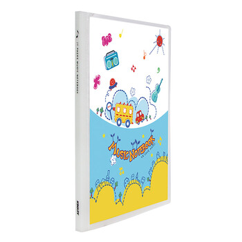 金得利CF812乐谱夹夹子a4乐谱琴阅谱资料音乐册可修改钢琴架子鼓可爱多层插页文件透明改谱本不反光颜色随机