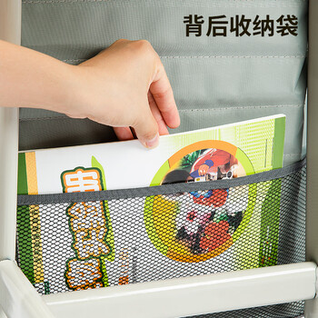 金得利第四代升级加厚拉链门10层15格挂书袋书本课桌挂袋学生书挂袋书桌收纳袋课桌神器迈阿密蓝DC1930 金得利第四代升级加厚拉链门10层15格挂书袋书本课桌挂袋学生书挂袋书桌收纳袋课桌神器迈阿密蓝DC1930