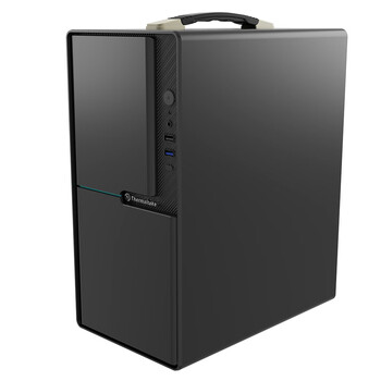 Thermaltake（Tt）金刚Mini 提手版 机箱电脑主机 黑色（M-ATX主板/商务办公/可便携/迷你/厚五金/多风扇位）