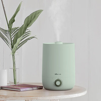 小熊（Bear）加湿器 便携上加水设计加湿器  JSQ-C45S9大口径易清洗银离子抑菌水箱 4.5L大容量 绿色