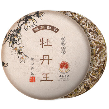 福东顺 茶叶 五年陈珍藏牡丹王福鼎白茶茶饼300g 福东顺 茶叶 五年陈珍藏牡丹王福鼎白茶茶饼300g