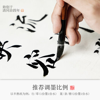 一得阁墨汁 精制墨汁文房四宝书法国画初学者墨汁 创作墨汁可装裱500g热门商品 一得阁墨汁 精制墨汁文房四宝书法国画初学者墨汁 创作墨汁可装裱500g热门商品