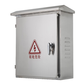 云霜   户外不锈钢配电箱路灯控制箱抱箍电箱室外落地柜防水电表箱盒