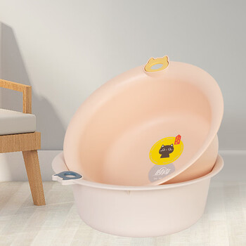 福爱家洗脸盆中号34cm宝宝塑料盆洗脚盆泡脚盆洗手盆洗衣盆洗菜盆单只装 福爱家洗脸盆中号34cm宝宝塑料盆洗脚盆泡脚盆洗手盆洗衣盆洗菜盆单只装