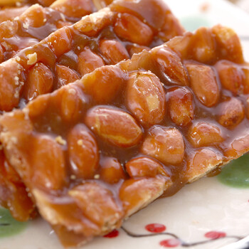 福安特产零食小吃 宁德传统手工糖硬糖红皮花生糖10个 闽东特产