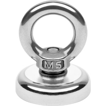 DSB(迪士比)强磁吸铁石磁铁强力打捞专用圆形吸铁石钕铁硼吊环吸盘河道户外打捞神器直径25mm 1个装 DSB(迪士比)强磁吸铁石磁铁强力打捞专用圆形吸铁石钕铁硼吊环吸盘河道户外打捞神器直径25mm 1个装