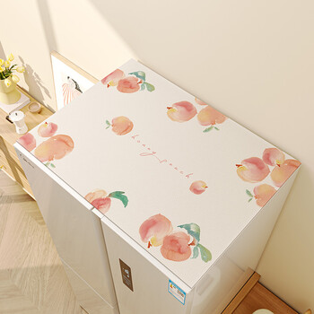 【京选优品】床头万能盖布田园风冰箱防尘盖布小冰箱遮盖防灰尘冰箱