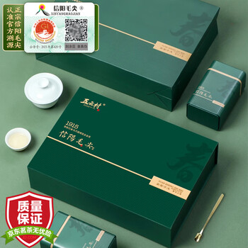 五云村2025新茶绿茶信阳毛尖茶叶特级明前嫩芽精美礼盒装春茶送礼物250g