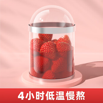 丙田 草莓果酱220g 0脂肪果肉无添加砂糖 烘焙面包涂抹水果酱儿童冲饮