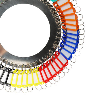 得印18位钥匙盘钥匙环圈钥匙牌金属7423钥匙扣收纳盘可标记钥匙板分类管理环扣锁匙串钥匙盘1/个发票