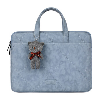 BRINCH手提电脑包女13.3英寸商务通勤简约适用苹果华为笔记本电脑包