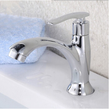 盆水龙头卫生间冷热龙头洗脸盆面盆单冷水龙头家用a款铜单冷龙头60cm